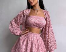 Мереживний комплект трійка  | PUSHKA SHOP