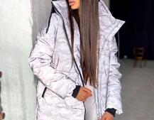 Тёплая рефлективная куртка с капюшоном ❄️ | PUSHKA SHOP