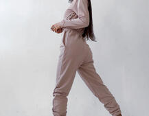 Приталенный комбинезон на молнии  Приталенный комбинезон на молнии  | PUSHKA SHOP