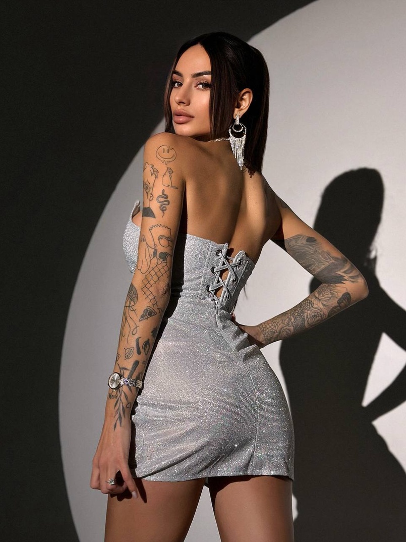 Сяючий комплект: корсет + спідниця Сяючий комплект: корсет + спідниця | PUSHKA SHOP