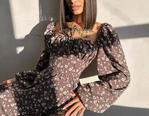 Улюблена сукня-міді зі шнурівкою на талії Улюблена сукня-міді зі шнурівкою на талії | PUSHKA SHOP