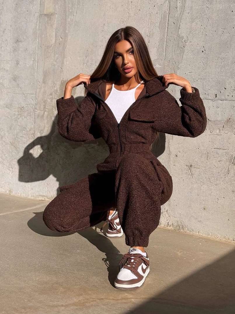 Теплий та мʼякий комбінезон Тедді на флісі Дуже приємний до тіла | PUSHKA SHOP