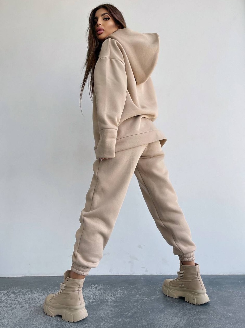 Тёплый комплект: худи + спортивные штаны  | PUSHKA SHOP