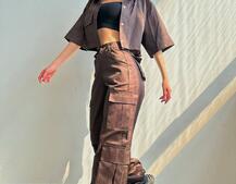 Комплект: сорочка та штани карго Комплект: сорочка та штани карго | PUSHKA SHOP