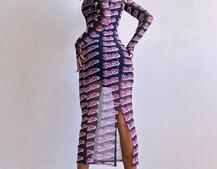 Сукня міді з принтом  | PUSHKA SHOP