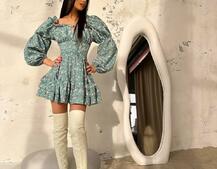 Сукня з воланами та шнурівкою по спинці Сукня з воланами та шнурівкою по спинці | PUSHKA SHOP