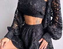 Мереживний комплект трійка  | PUSHKA SHOP