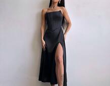 Корсетна сукня міді  | PUSHKA SHOP