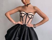 Комплект : корсет з чашечками+ спідниця балон Комплект : корсет з чашечками+ спідниця балон | PUSHKA SHOP