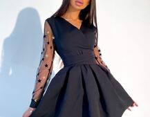 Милое платье  с пышной юбочкой   | PUSHKA SHOP