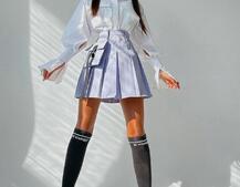 Комплект: рубашка + юбка в складку Комплект: рубашка + юбка в складку | PUSHKA SHOP