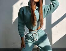 Комплект на флісі : худі з елементами корсету + штани  Комплект на флісі : худі з елементами корсету + штани  | PUSHKA SHOP