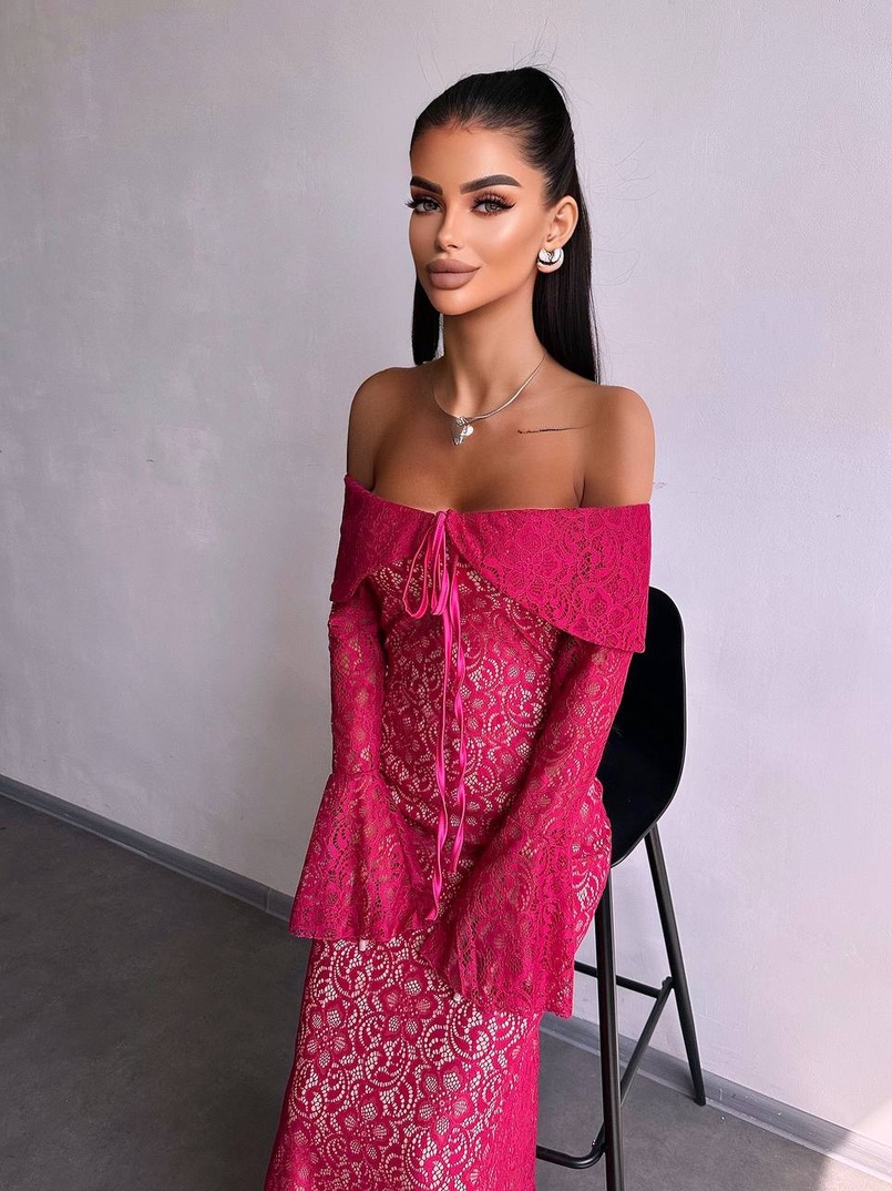 Мереживна сукня максі   Мереживна сукня максі   | PUSHKA SHOP