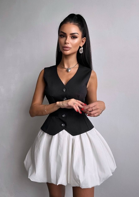 Комплект: жилет + спідниця Комплект: жилет + спідниця | PUSHKA SHOP