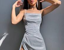 Сяючий комплект: корсет + спідниця максі | PUSHKA SHOP