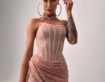 Мереживна сукня міні зі шлейфом Мереживна сукня міні зі шлейфом | PUSHKA SHOP