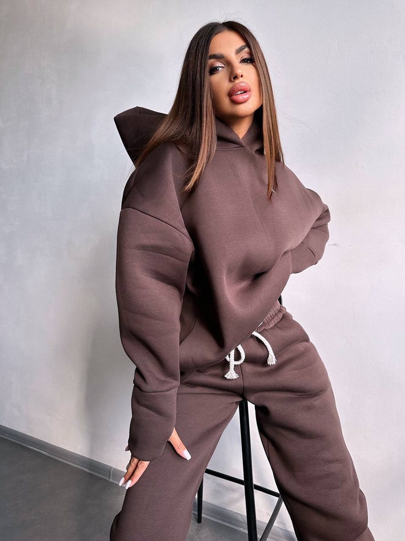 Теплий комплект: худі + спортивні штани Теплий комплект: худі + спортивні штани | PUSHKA SHOP