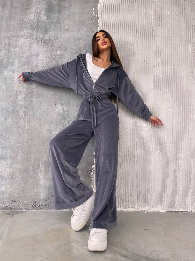 Велюровий комбінезон  | PUSHKA SHOP