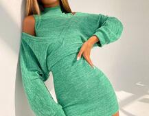 Трикотажна сукня-двійка  | PUSHKA SHOP