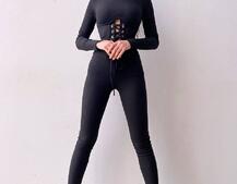 Трикотажний комплект: корсетний топ + легінси | PUSHKA SHOP