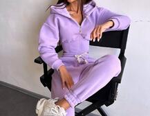Комплект на флісі : худі з елементами корсету + штани  | PUSHKA SHOP