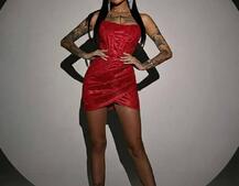 Сяюча корсетна  сукня міні  | PUSHKA SHOP