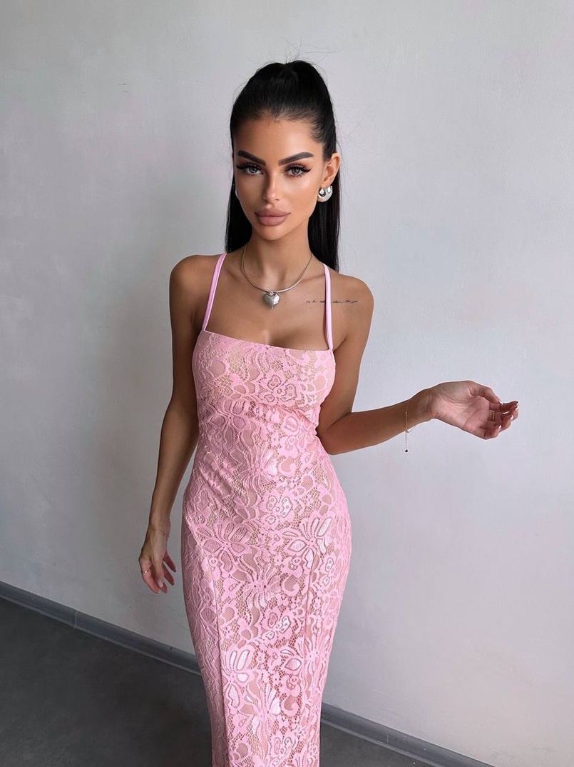 Мереживна сукня максі   | PUSHKA SHOP