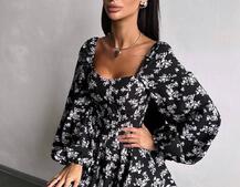 Корсетна сукня з подвійною спідницею  | PUSHKA SHOP