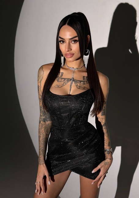 Сяючий комплект: корсет + спідниця   | PUSHKA SHOP