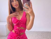 Комплект: топ та спідниця з трояндами Комплект: топ та спідниця з трояндами | PUSHKA SHOP