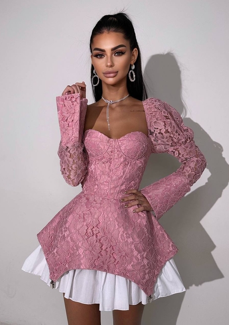 Мереживна сукня з чашечками  Мереживна сукня з чашечками  | PUSHKA SHOP