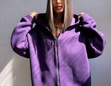 Трендове худі over size із сяючими стразами Трендове худі over size із сяючими стразами | PUSHKA SHOP