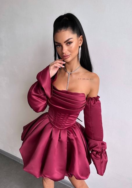 Комплект : корсет з рукавами  + спідниця балон  | PUSHKA SHOP