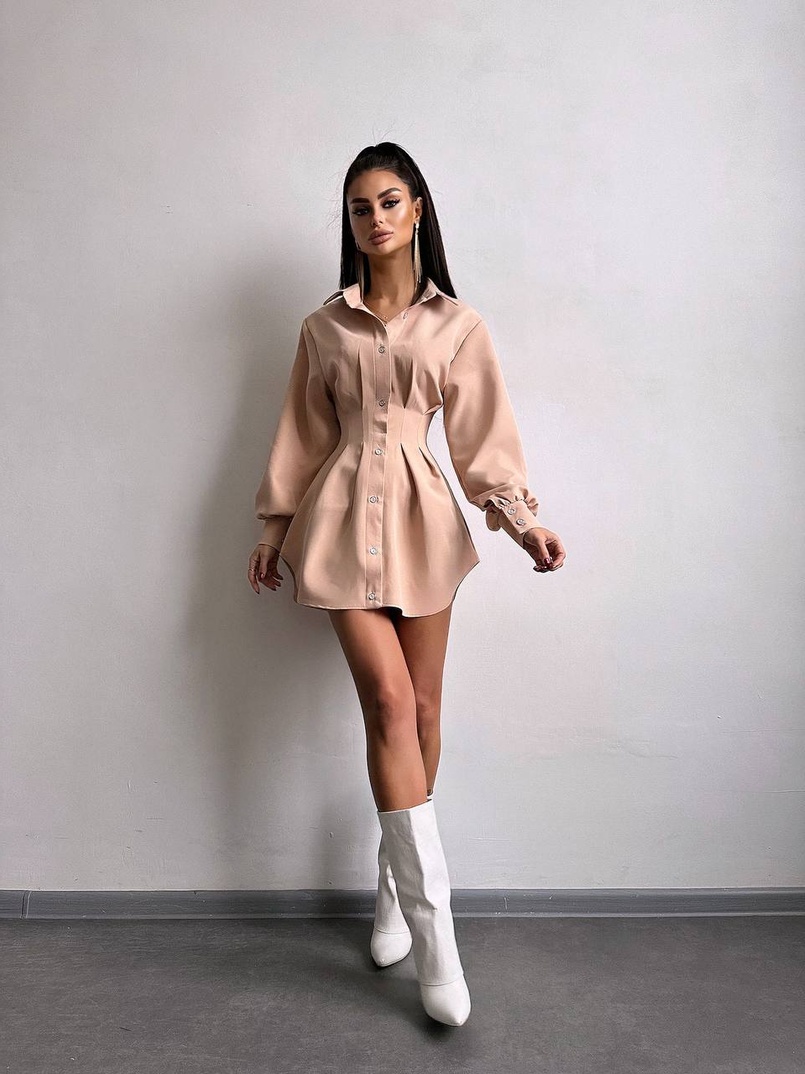 Приталена сорочка + корсет Приталена сорочка + корсет | PUSHKA SHOP