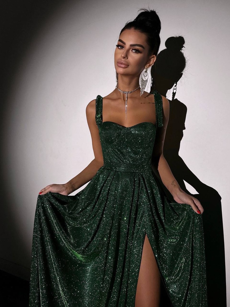 ✨Блискуча сукня максі з чашечками ✨ | PUSHKA SHOP