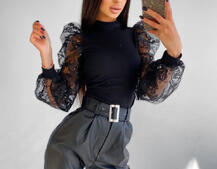  Брюки из искусственной кожи  | PUSHKA SHOP