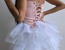 Комплект: корсет + пишна спідниця міні Комплект: корсет + пишна спідниця міні | PUSHKA SHOP