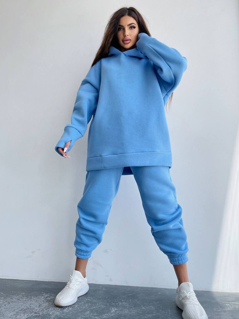 Тёплый комплект: худи + спортивные штаны  | PUSHKA SHOP