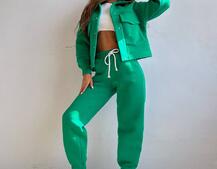 Комплект: тепла сорочка на кнопках + джоггери Комплект: тепла сорочка на кнопках + джоггери | PUSHKA SHOP