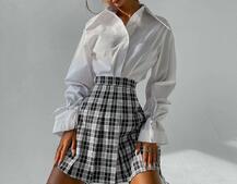 Комплект: рубашка + юбка в складку   | PUSHKA SHOP