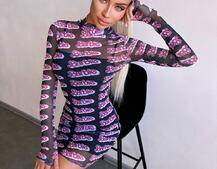 Міні сукня з принтом Міні сукня з принтом | PUSHKA SHOP