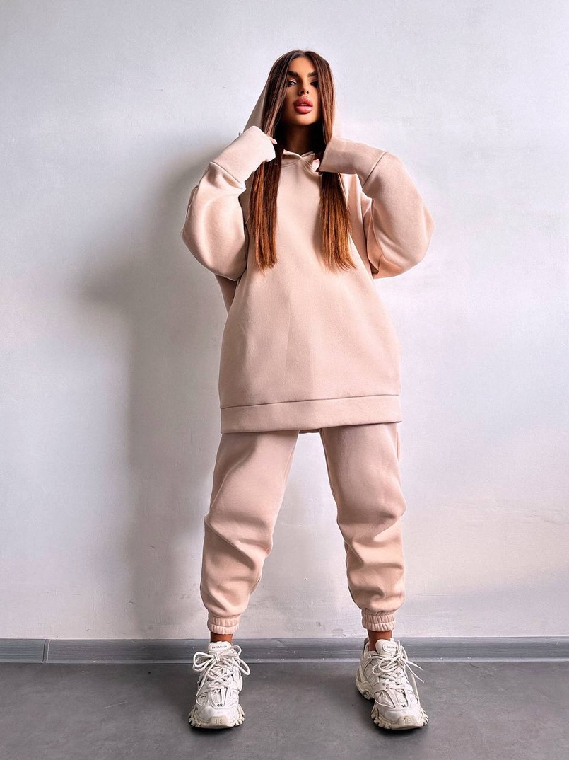 Теплий комплект: худі + спортивні штани Теплий комплект: худі + спортивні штани | PUSHKA SHOP