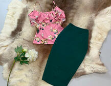 Цветочный топ-майка Цветочный топ-майка | PUSHKA SHOP