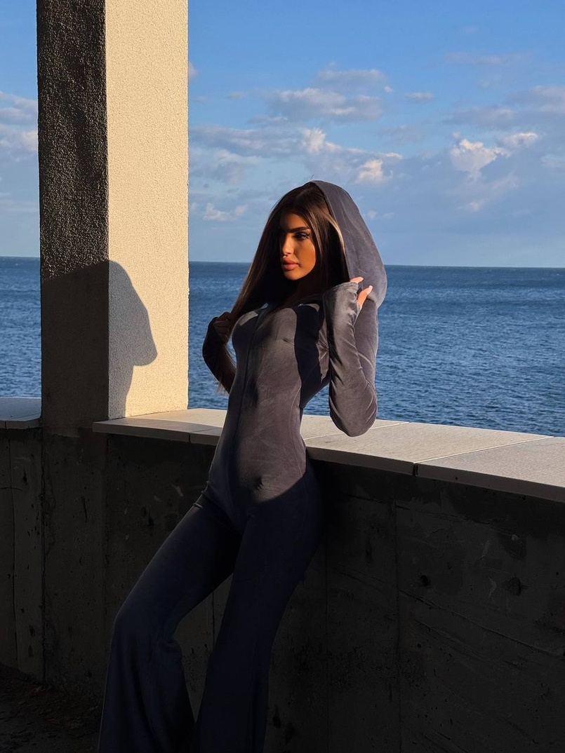 Велюровий комбінезон кльош | PUSHKA SHOP