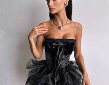 Комплект: корсет + пишна спідниця міні Комплект: корсет + пишна спідниця міні | PUSHKA SHOP