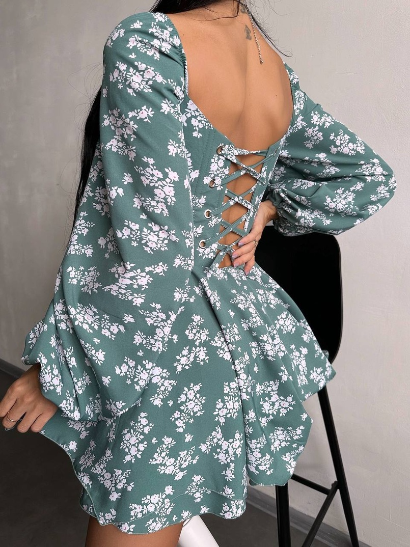 Корсетна сукня з подвійною спідницею  | PUSHKA SHOP