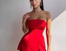 Комплект: піджак + блуза з баской + мереживна спідниця-шорти  | PUSHKA SHOP