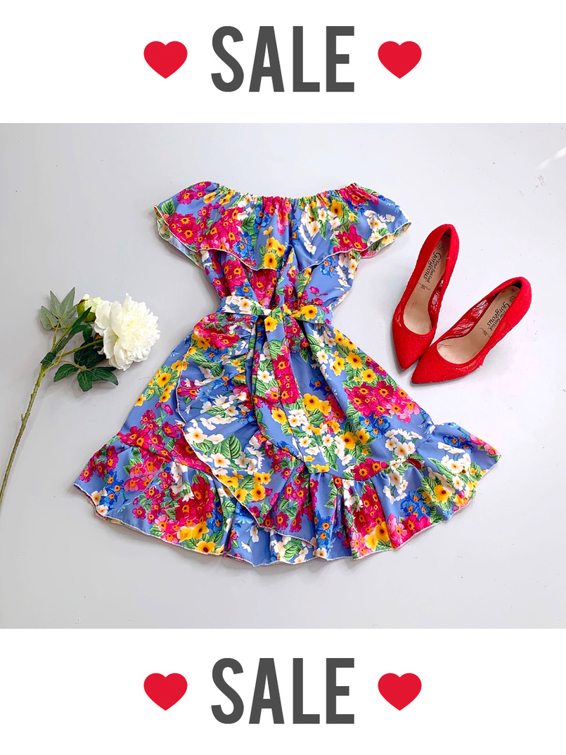 Цветочное платье | PUSHKA SHOP