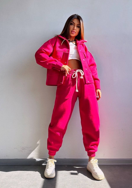 Комплект: тепла сорочка на кнопках + джоггери | PUSHKA SHOP