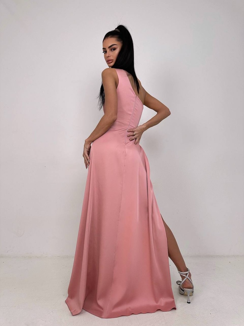 Атласна сукня максі  | PUSHKA SHOP